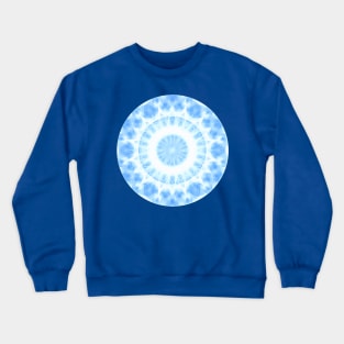 Kaleidoscope in blues Crewneck Sweatshirt